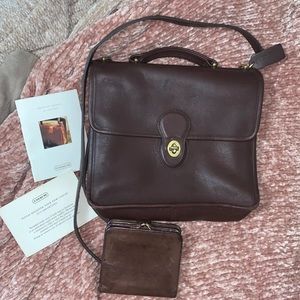 Vintage Coach Willis Bag And Wallet